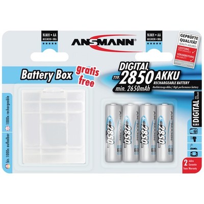 Ansmann  Mignon (AA)-Akku NiMH 2850 mAh 1.2 V 1 Set