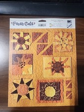 EK Fresh Cuts Rebecca Sower SUNS  SUNFLOWERS DIE CUTS Celestial SUNS FC026