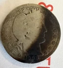 1908-D Barber Quarter 25C Denver Business Strike Silver 0.9 Fine #643