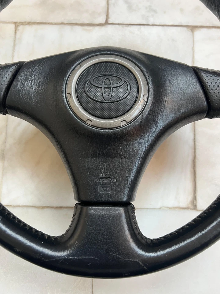 Volante Toyota Rav-4 2000-2003 negro genuino OEM Foto 3 de 4