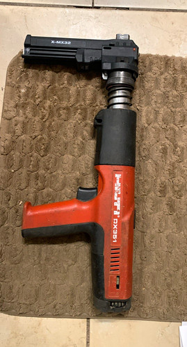 Hilti DX 351 Powder Actuated Tool w/ X-MX32 Magazine MPN X-MX32