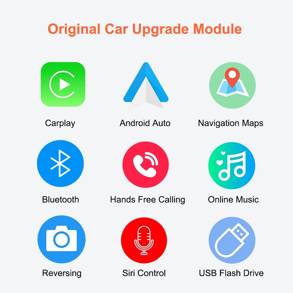 Wireless Carplay Android Auto Interface For Audi A4 A5 S5 Q5 MMI 3G Module Box - Photo 4/4