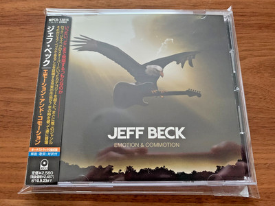 Jeff Beck    Emotion & Commotion Japan 2010 CD OBI w/Bonus, Pick WPCR-13816