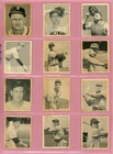 1948 Bowman Starter Set Lot of 17 Different Baseball Cards VG
