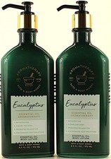 QTY 2 - Bath Body Works Aromatherapy EUCALYPTUS Body Lotion Moisturizer 6.5oz