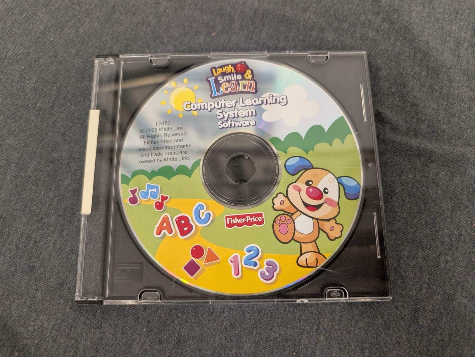 Fisher-Price Laugh & Smile & Learn Computer Learning System Software CD 2006-image