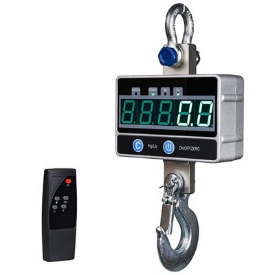 2Ton Digital Crane Scale 4400LBS with Remote & LED Display for Heavy Duty Use