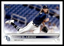 2022 Topps Tyler Glasnow Tampa Bay Rays #302