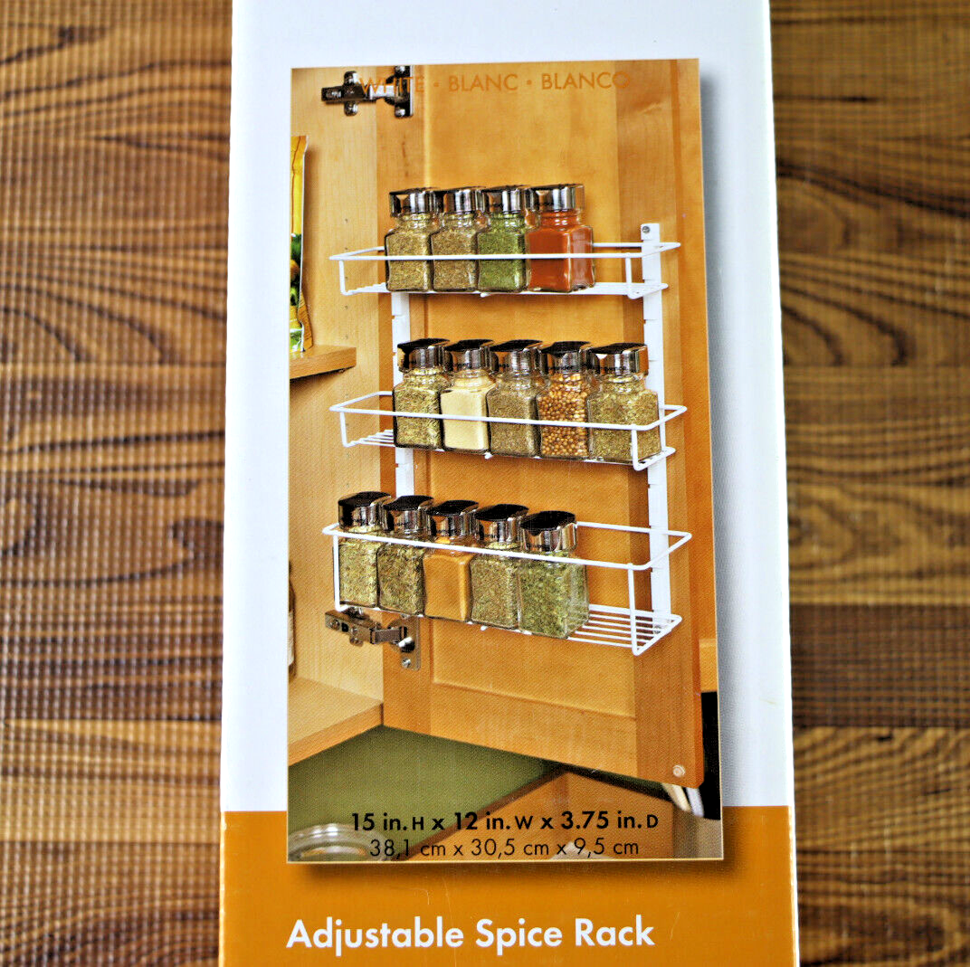 ClosetMaid Adjustable Shelf Spice Rack Organizer for Cabinet