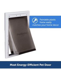 PETSAFE EXTREME WEATHER ENERGY EFFECIENT PET DOOR FOR CATS AND DOGS - INSULATED