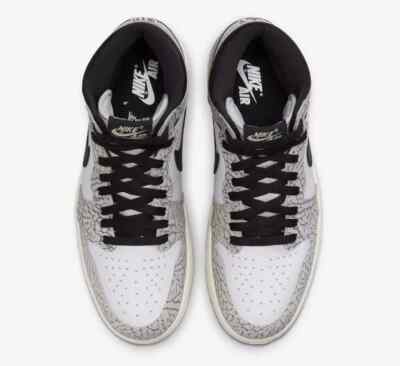 靴 Jordan 1 High OG \"White Cement/Safari\" THE ELEPHANT PRINT IS CLOSER TO WHICH SHOE ? AIR JORDAN
