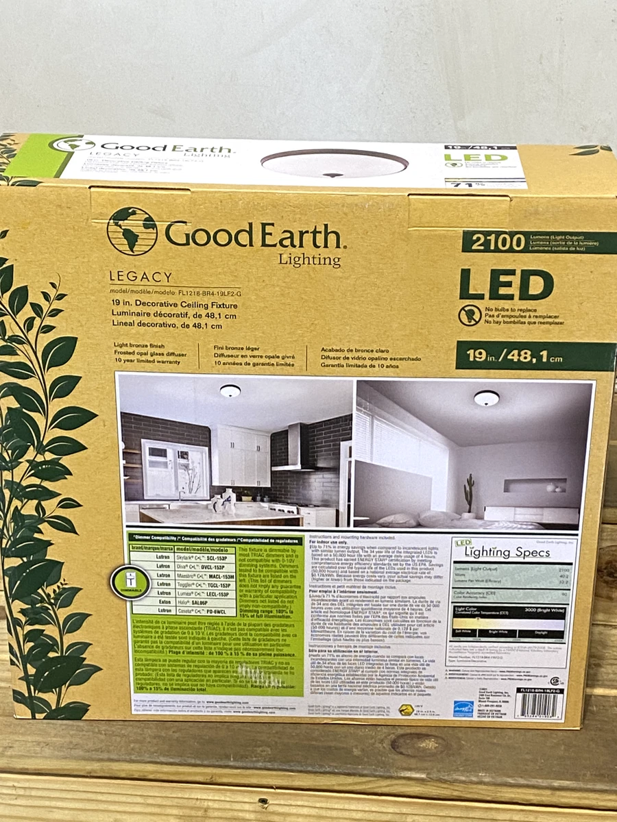 Good earth lighting 2024 ceiling flush mount