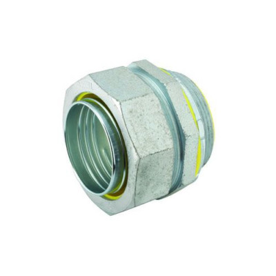 Raco Inc 3522, 3'', Iron, Insulated, Straight, Liquid Tight Connector, 1pc