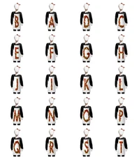 Ambesonne Christmas Alphabet Kids Apron Boys Girls Apron Bib Cooking & Painting