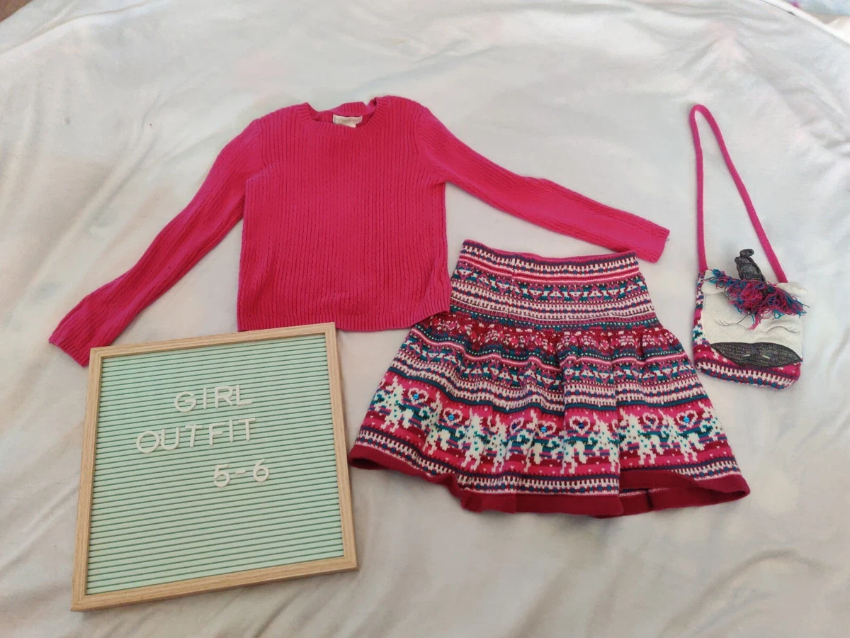 Sweater and top skirt outfit variations