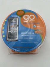 New Motorola C Series C168i Black Silv AT T Cingular Cellular Phone Go Phone Pay