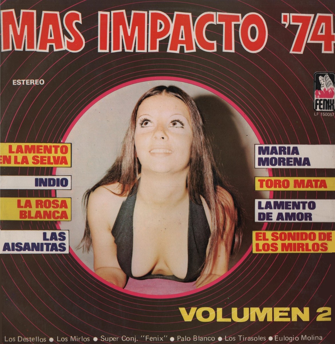 洋楽 MAS IMPACTO'74 VOLUMEN2/LP-15057 MAS IMPACTO '74 Fenix Records LP-15057 Vinyl Compilation LP