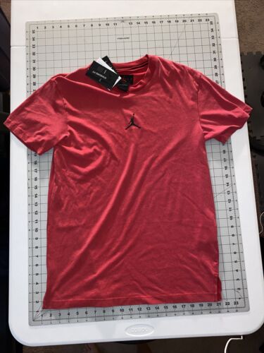 NIKE JORDAN JUMPMAN M RED CREW NECK SHORT Sleeve T-shirt DA28694-687 DRI FIT