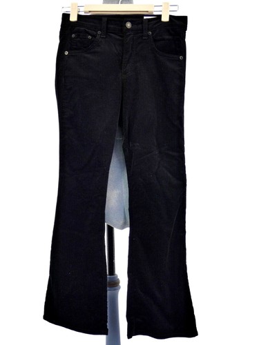Plush Pants Trousers Jeans Rag Bone Black Velvet 10 inch Crop Flare Size 26 - Picture 2 of 7