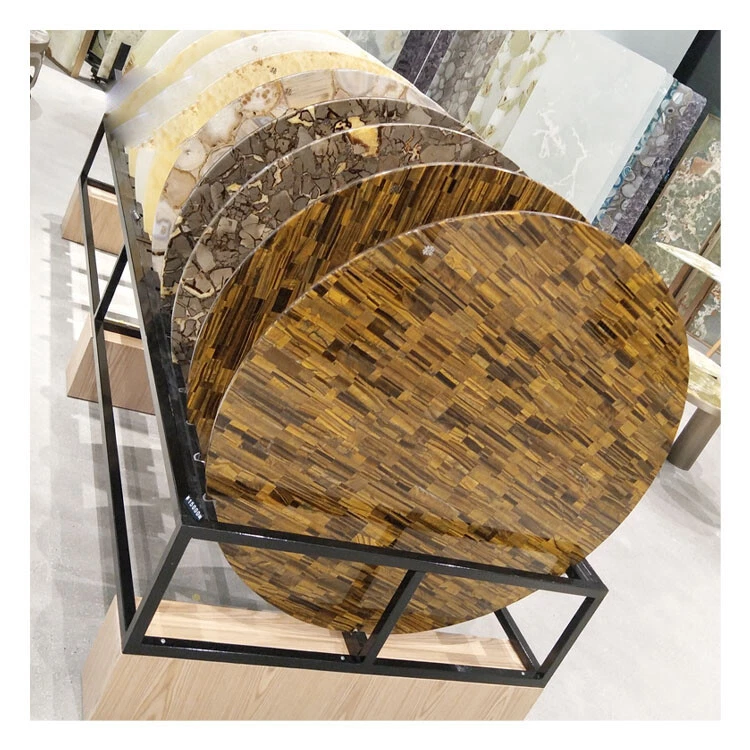  Marble Coffee Corner Table Top Lapis Lazuli Inlaid Rare Stone Mosaic Arts Decor - Image 3 of 4