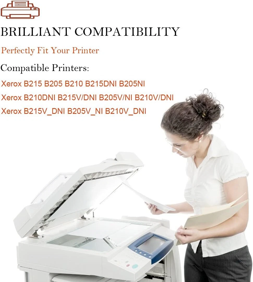 Compatible B210 B205 B215 Toner Cartridge 3000 Pages 106R04347 for