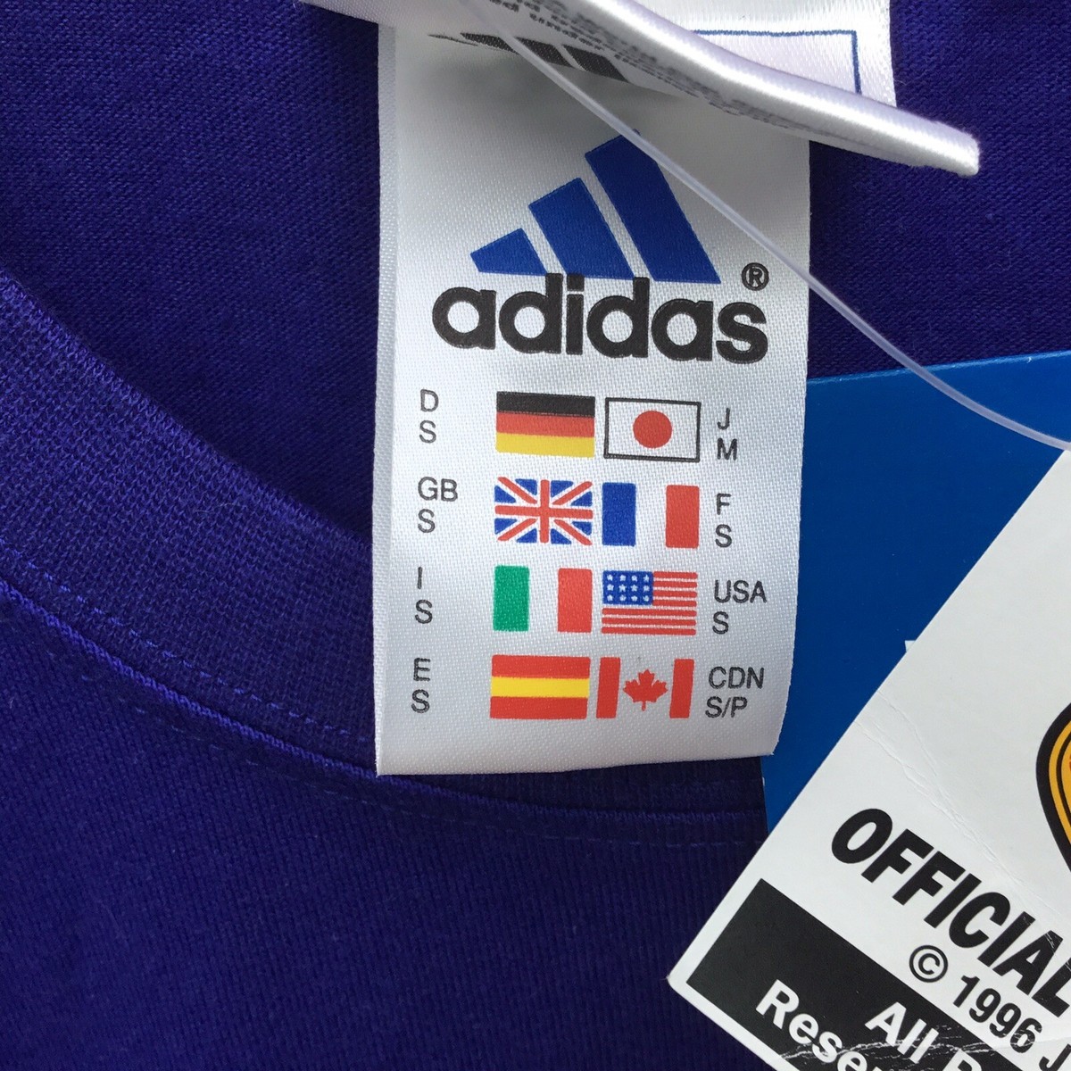 Adidas Official T-Shirt 2002 Korea Japan World Cup size Small New