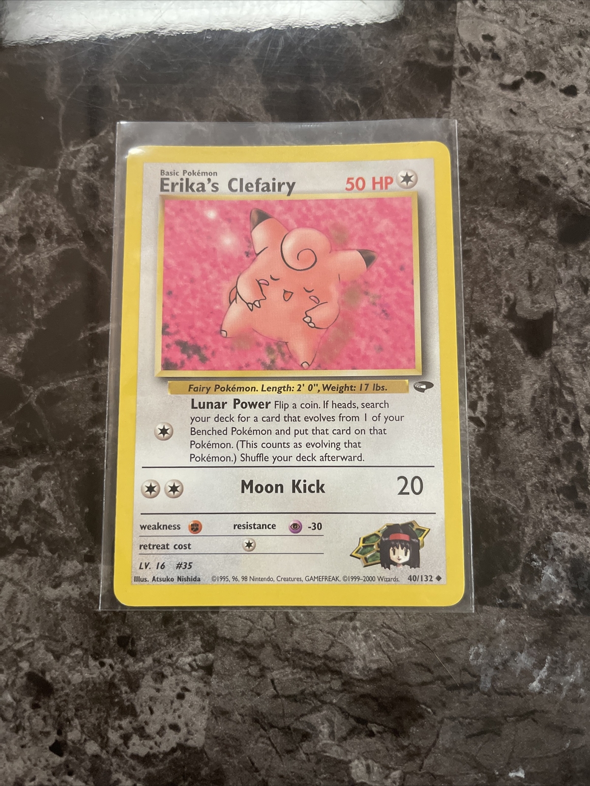 Pokémon TCG Erika's Clefairy Gym Challenge 40 Regular Unlimited Uncommon