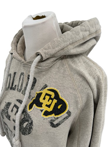 Colorado Buffaloes Champion CU Buffs Hoodie Distressed Sweatshirt Size Medium - Picture 3 of 15
