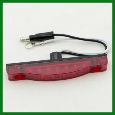 Maxxima Thin Line Side Marker Clearance light 7 LED Red Lens 5/8 X 4