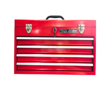 20.3 Metal Tool Box With 4 Drawers Portable Steel Tool Chest Red 20.3 Metal Tool Box With 4 Drawers Portable Steel Tool Chest Red