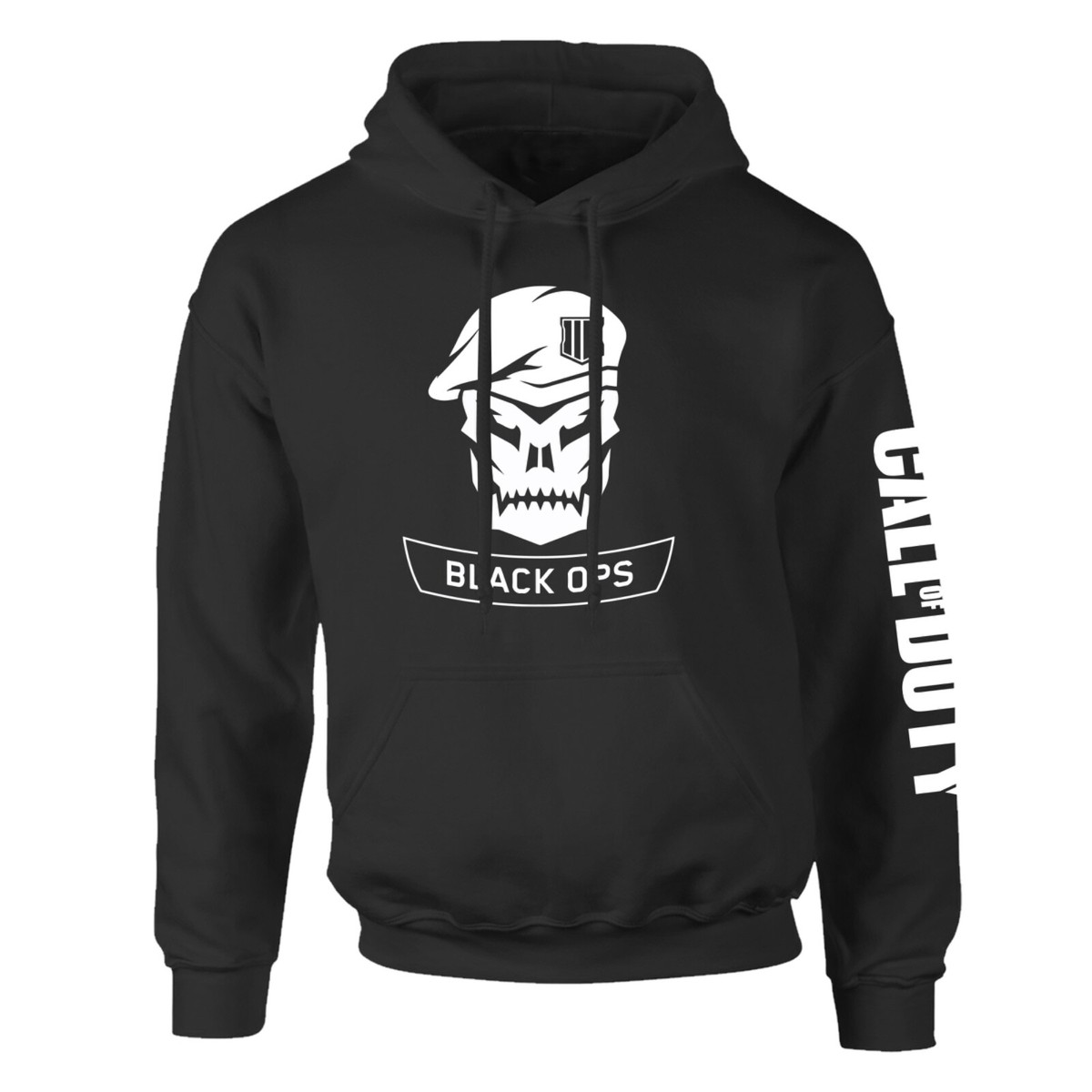 Black Ops, Gamer, Call of Duty, Black Hoodie