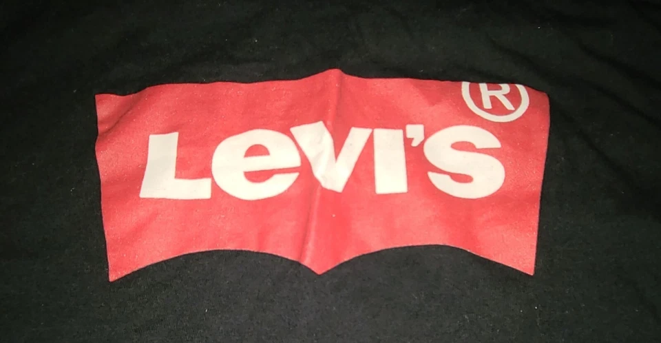 Camisetas Levi's Junior's Gráficas, Ajuste Clásico Negras XL Foto 3 de 4