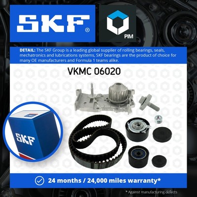 Timing Belt & Water Pump Kit fits RENAULT THALIA Mk1 1.6 00 to 09 K4M740 Set SKF