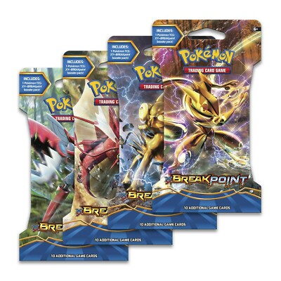 pokemon xy breakpoint booster pack Pokemon XY Breakpoint 3-Pack Blister Pin Pack – PokeOrder.com main image 1
