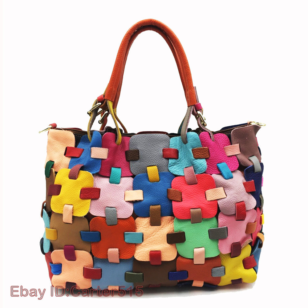Muticolor Crossbody Chain Rhomboid Square Bag