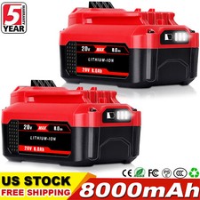 For Craftsman V20 20 Volt Max 8.0Ah Lithium-ion Battery CMCB206 CMCB204 CMCB202