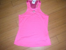 WOMENS ADIDAS ADIZERO Racer Back TENNIS ATHLETIC WORKOUT TANK TOP CLIMACOOL Pink
