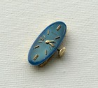 VINTAGE WYLER 17JEWELS MANUAL WIND MECHANICAL MOVEMENT WK317R BLUE DIAL RUNNING — photo 3