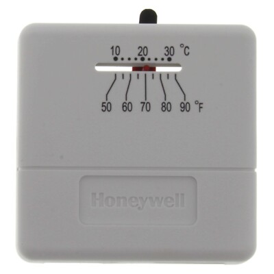 Honeywell T812D1009 24v Premier White Snap Acting Cooling Only Thermostat