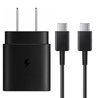 Samsung Galaxy S25 S24 S23 Ultra Super Fast Charger Wall Adapter USB-C Cable lot