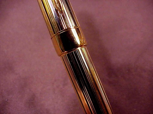 * PARKER SONNET ATHENS FOUNTAIN PEN, ALL GP , 18K NIB, FRANCE, CF/CV, 1998 - Picture 4 of 12