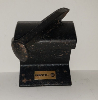 Vintage PORTEC RAIL PRODUCTS INC RMC Sales Sample Train Rail and Spike