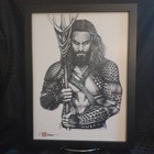 AQUAMAN Framed 8 1/2 x 12 limited print #15/50 - signed by artist Thang Nguyen