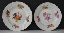 KPM Scepter  Floral Basket Weave Plate or Bowls (2)
