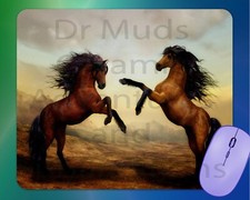Pretty WILD HORSES mouse pad