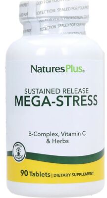 Natures Plus Mega-Stress   90 veg. Tabletten (30,85 EUR/100 g)