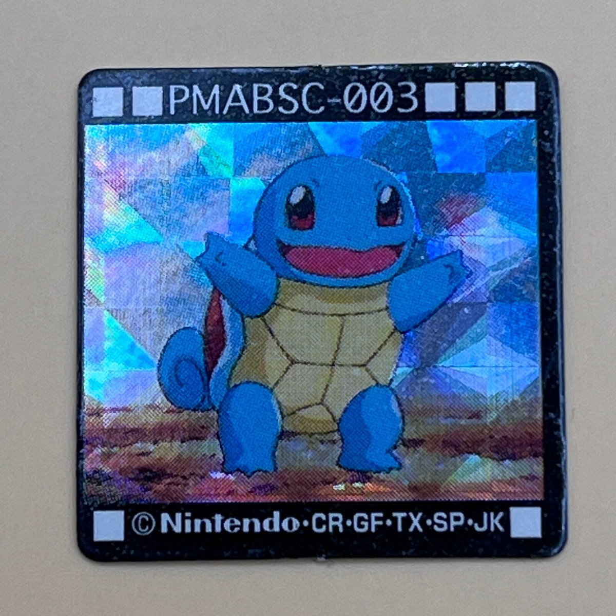 Squirtle Pokemon Mini Card Collection PMABSC-003 Pocket Monsters 