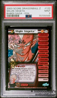 2003 Score Dragonball Z CCG Majin Vegeta Ultra Rare Card