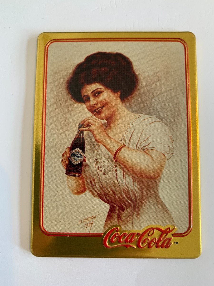 1993 Coca-Cola Metal Art Coca-Cola Girl #6 1910 Paper Sign Art | eBay