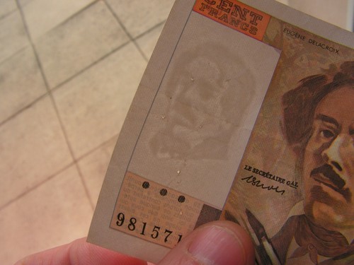 Banknote 100 Franken 1980 - Bild 4 von 4